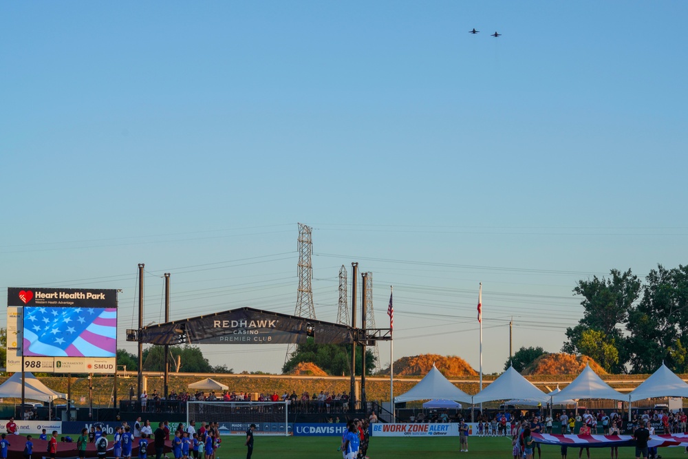 Sacramento Republic FC flyover