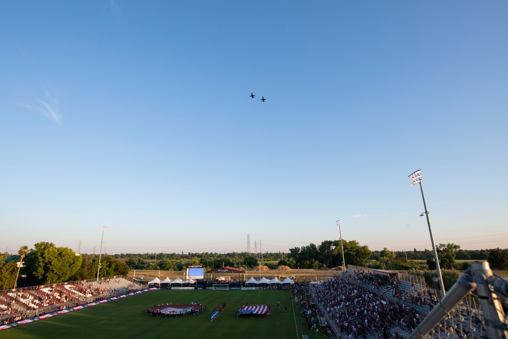 Sacramento Republic FC flyover