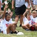 NFL Pro Camp runs drills with Department of Defense dependents
