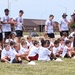 NFL Pro Camp runs drills with Department of Defense dependents