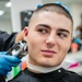 Recruits Receive Haircuts