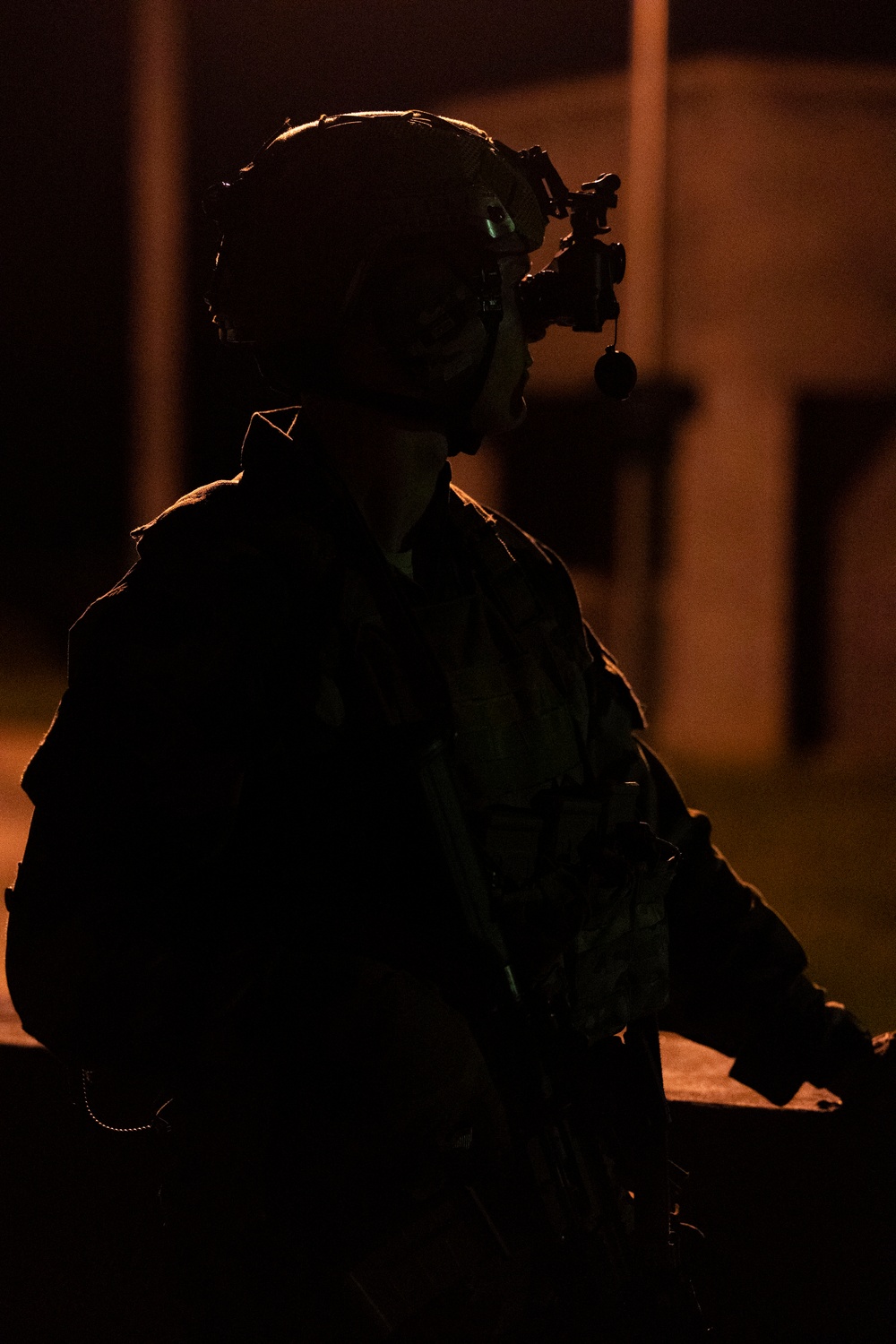 French soldiers conduct a direct action raid during Exercise Raven