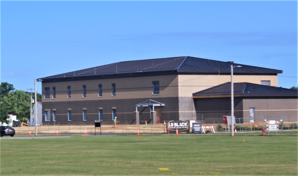 July 2023 construction operations of $11.96 million transient training brigade headquarters at Fort McCoy