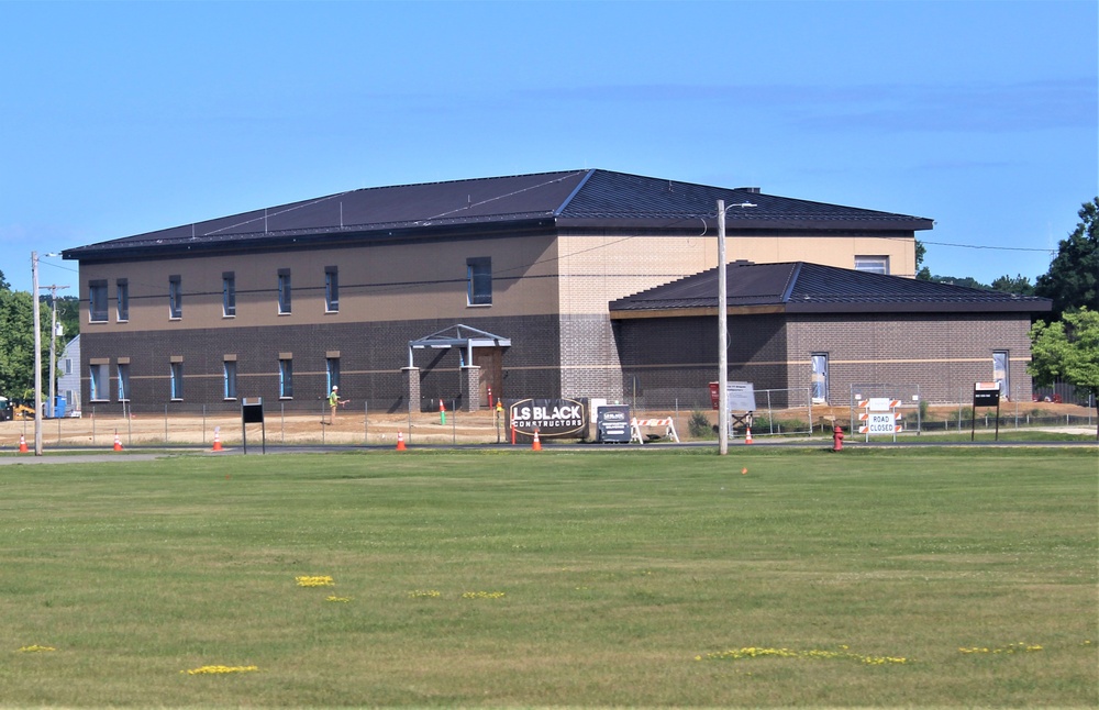 July 2023 construction operations of $11.96 million transient training brigade headquarters at Fort McCoy