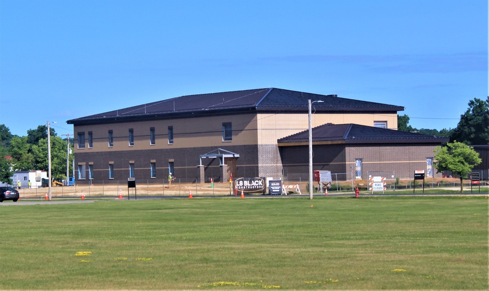 July 2023 construction operations of $11.96 million transient training brigade headquarters at Fort McCoy