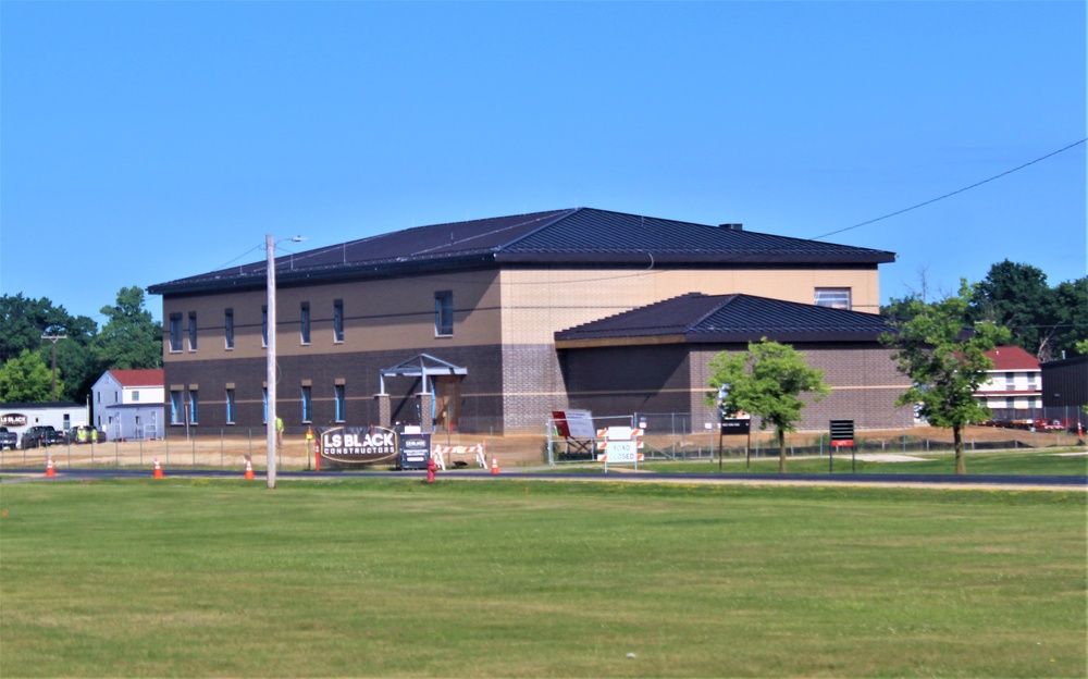 July 2023 construction operations of $11.96 million transient training brigade headquarters at Fort McCoy