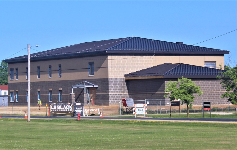 July 2023 construction operations of $11.96 million transient training brigade headquarters at Fort McCoy