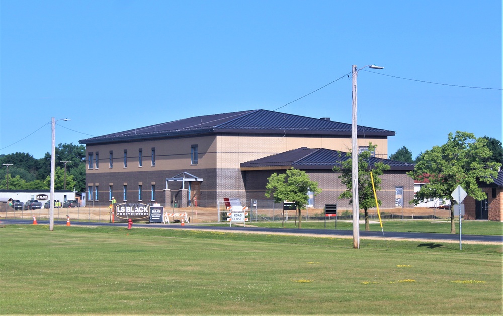 July 2023 construction operations of $11.96 million transient training brigade headquarters at Fort McCoy