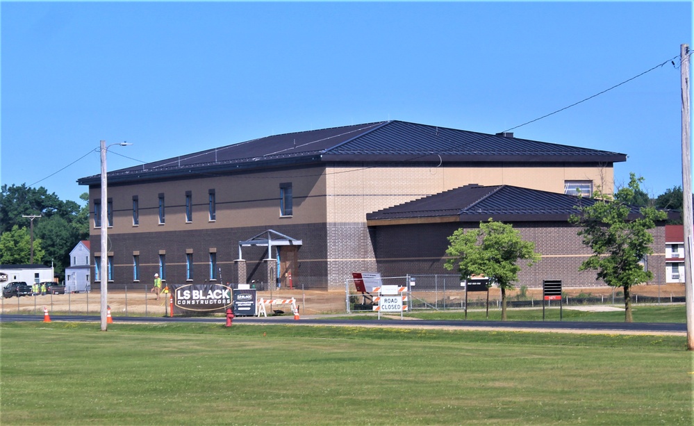 July 2023 construction operations of $11.96 million transient training brigade headquarters at Fort McCoy