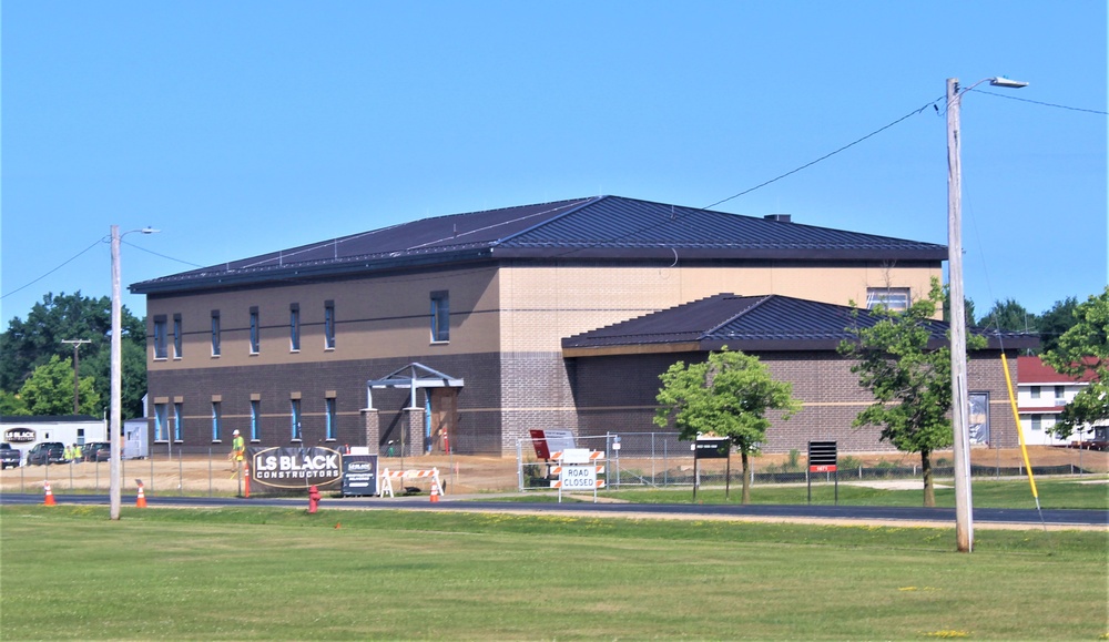 July 2023 construction operations of $11.96 million transient training brigade headquarters at Fort McCoy