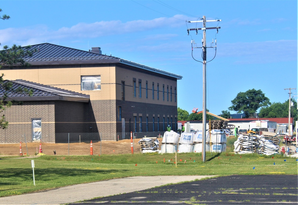 July 2023 construction operations of $11.96 million transient training brigade headquarters at Fort McCoy