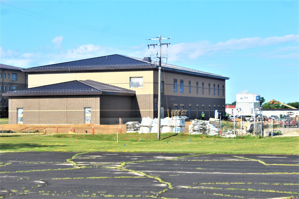 July 2023 construction operations of $11.96 million transient training brigade headquarters at Fort McCoy