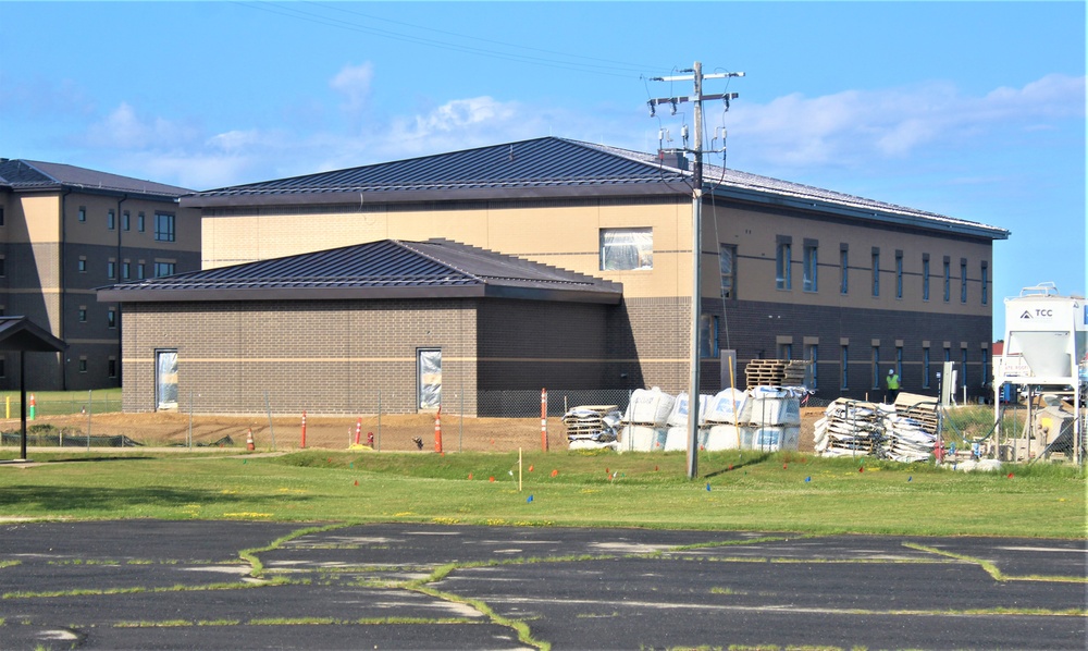 July 2023 construction operations of $11.96 million transient training brigade headquarters at Fort McCoy