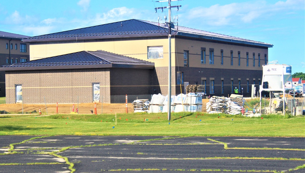 July 2023 construction operations of $11.96 million transient training brigade headquarters at Fort McCoy