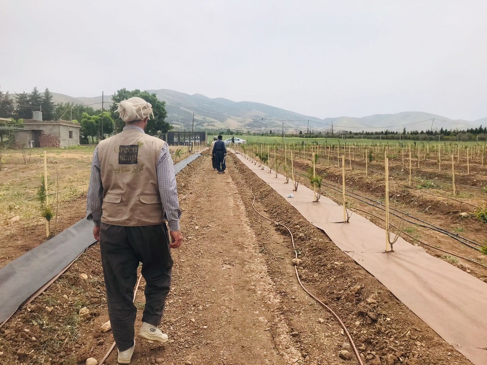 On April 17, USAID visited Green Scape, an innovative business offering advanced water-saving, wastewater treatment, and water harvesting solutions for farmers and garden owners.