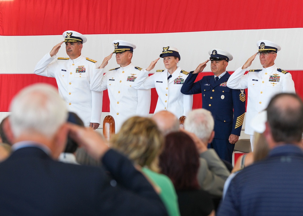 Coast Guard Air Station Elizabeth City holds change-of-command ceremony