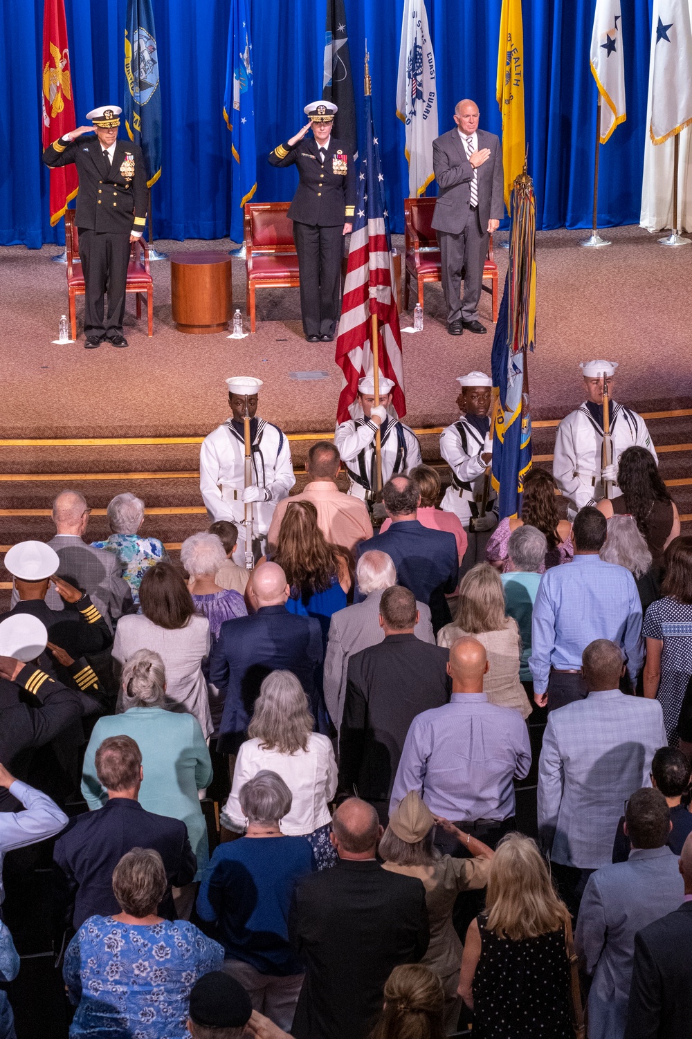 Navy Rear Adm. Anne M. Swap Retires after 32 Years of Service