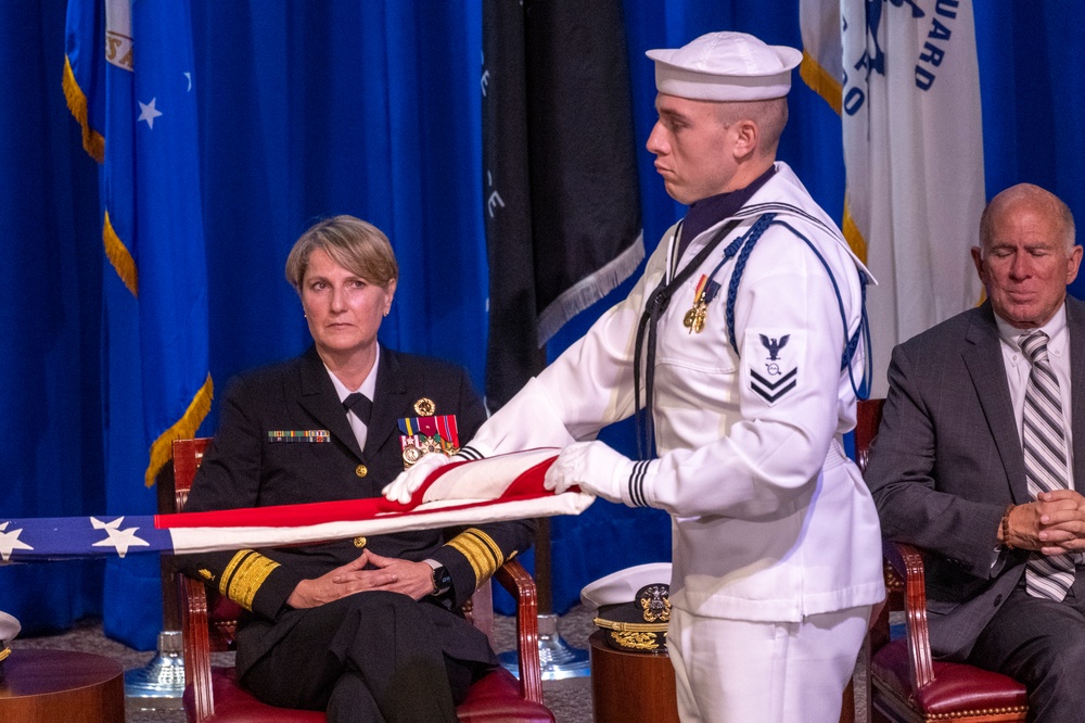 Navy Rear Adm. Anne M. Swap Retires after 32 Years of Service