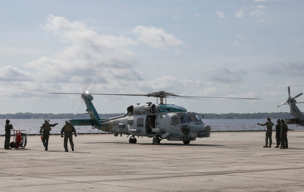 &quot;Jaguars&quot; of Helicopter Maritime Strike Squadron 60 Conduct Flight Operations