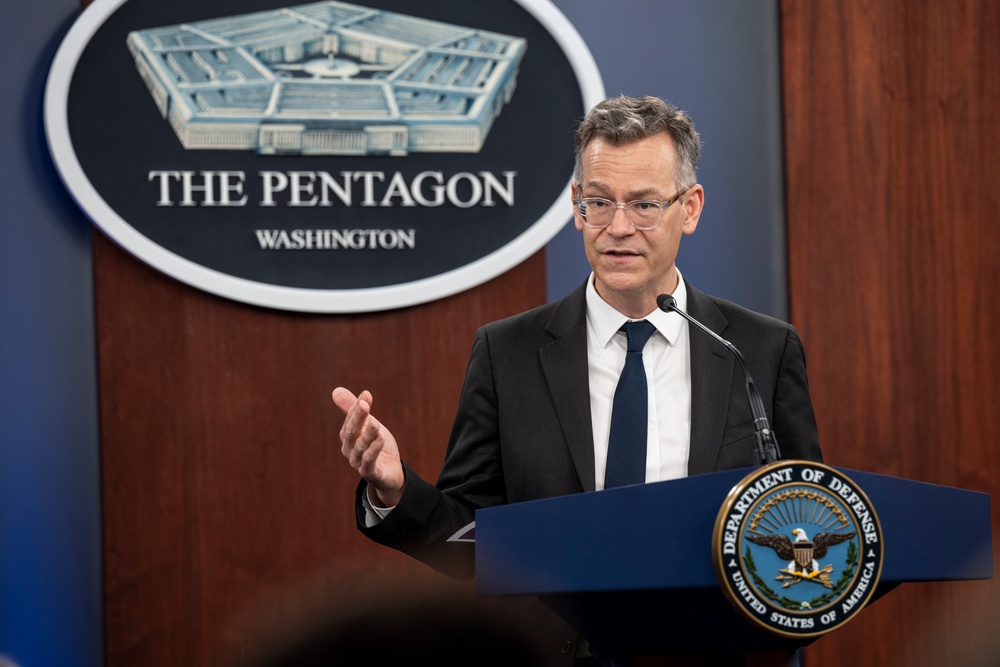 USD(P) Kahl Conducts Press Briefing