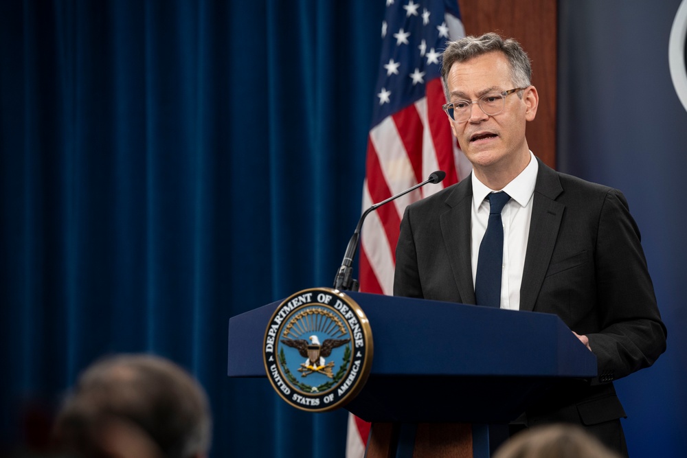 USD(P) Kahl Conducts Press Briefing