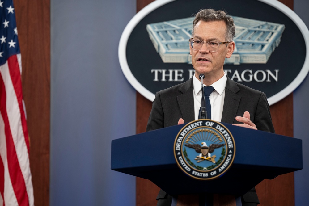 USD(P) Kahl Conducts Press Briefing