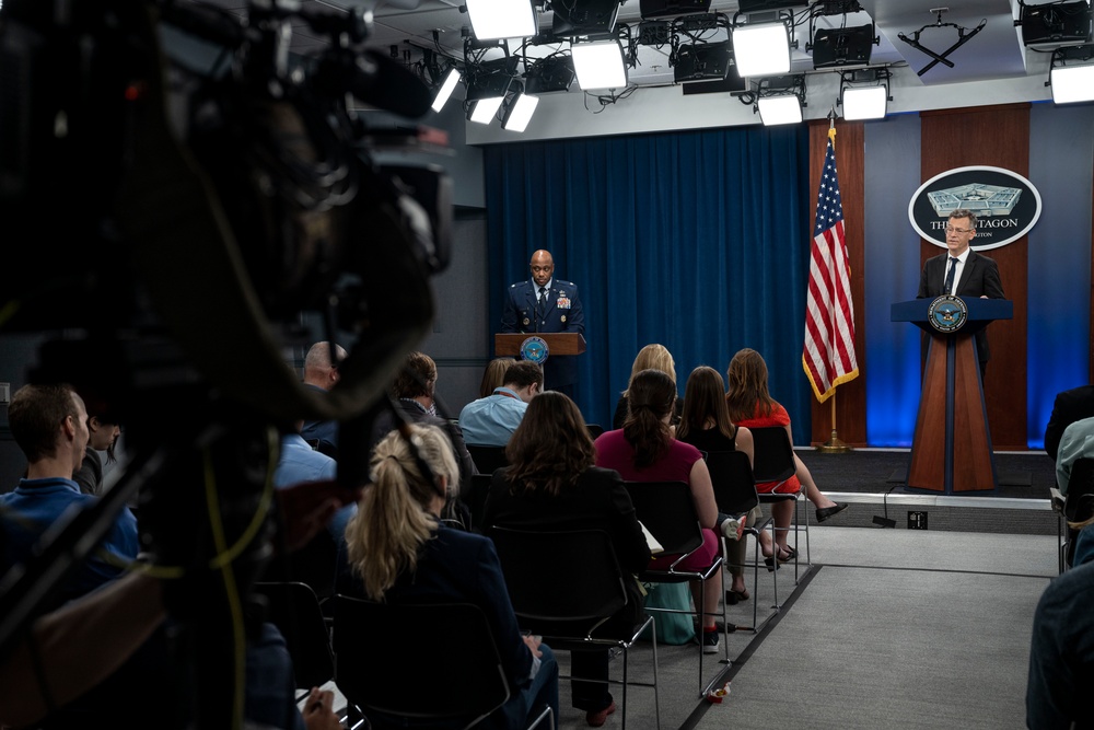 USD(P) Kahl Conducts Press Briefing