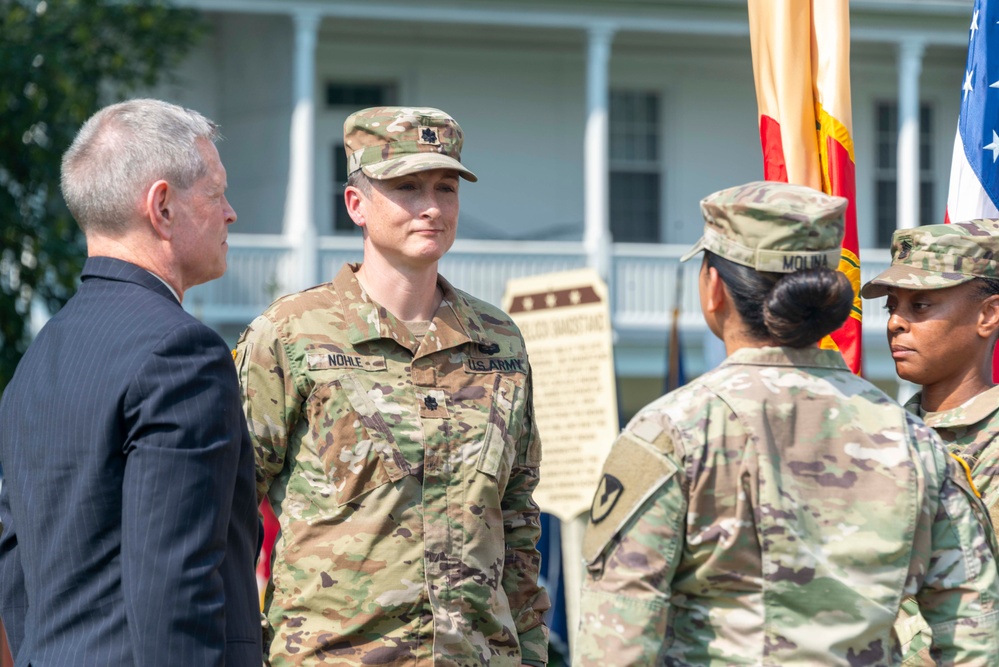 Lt. Col. Priscella Nohle assumes command of U.S. Army Garrison Carlisle Barracks