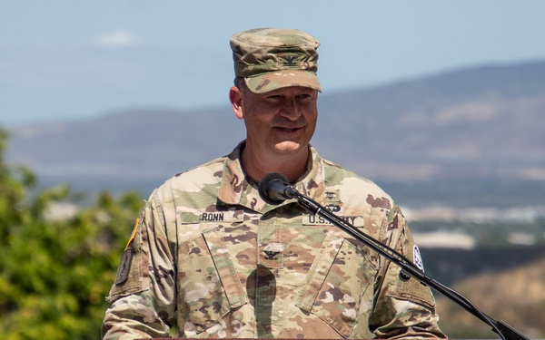 Tripler welcomes to Col. Michael D. Ronn