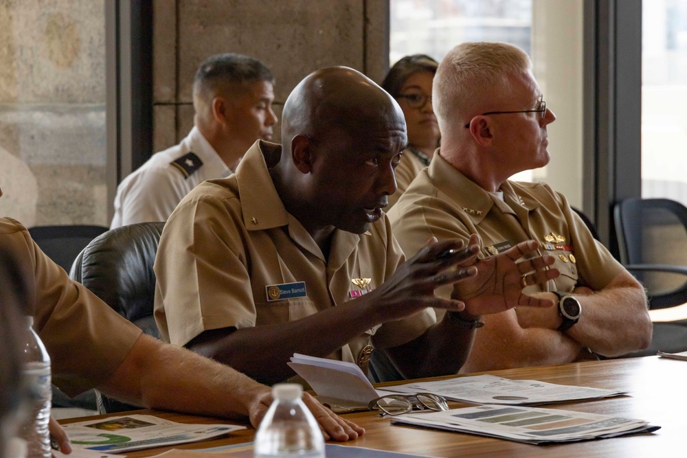 Commander Navy Region Hawaii, Joint Task Force-Red Hill leaders meet with Hawaii Gov. Josh Green