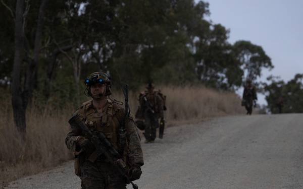 E Co Australian airfield assault exercise