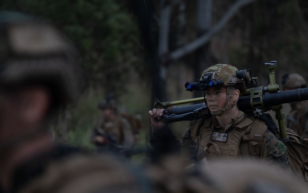 E Co Australian airfield assault exercise