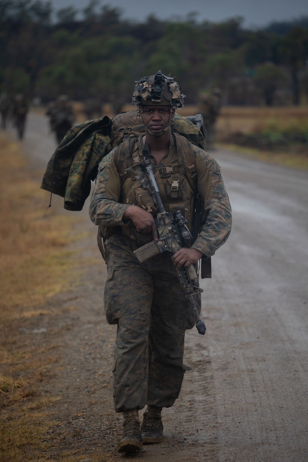 E Co Australian airfield assault exercise