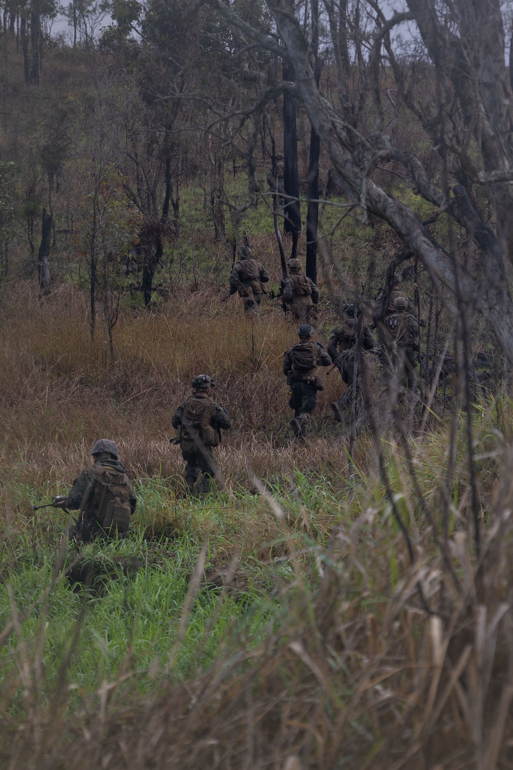 E Co Australian airfield assault exercise