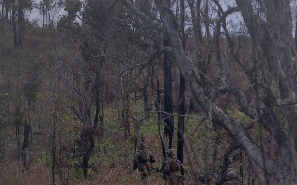 E Co Australian airfield assault exercise