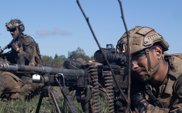 E Co Australian airfield assault exercise