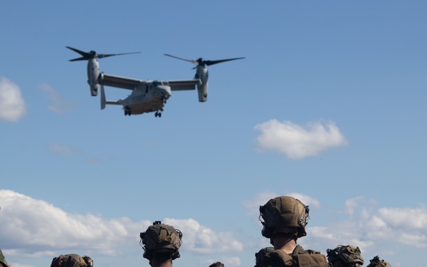 E Co Australian airfield assault exercise