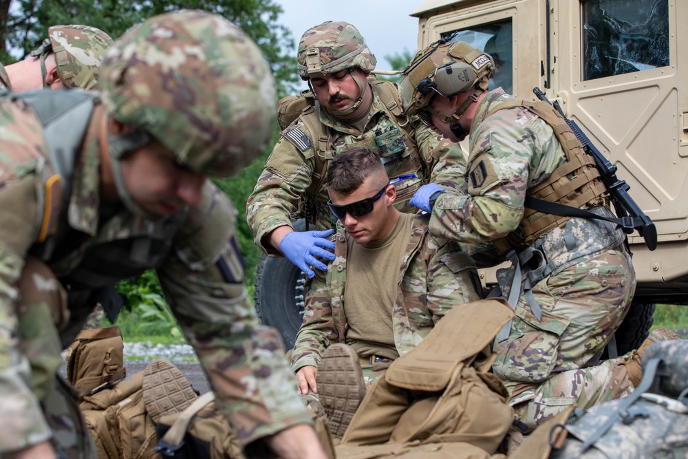 382nd Engineer Company hosts medical readiness training