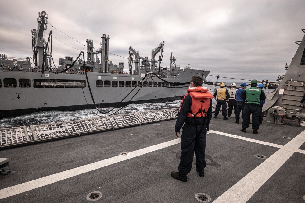 USS Canberra (LCS 30) Underway Replenishment