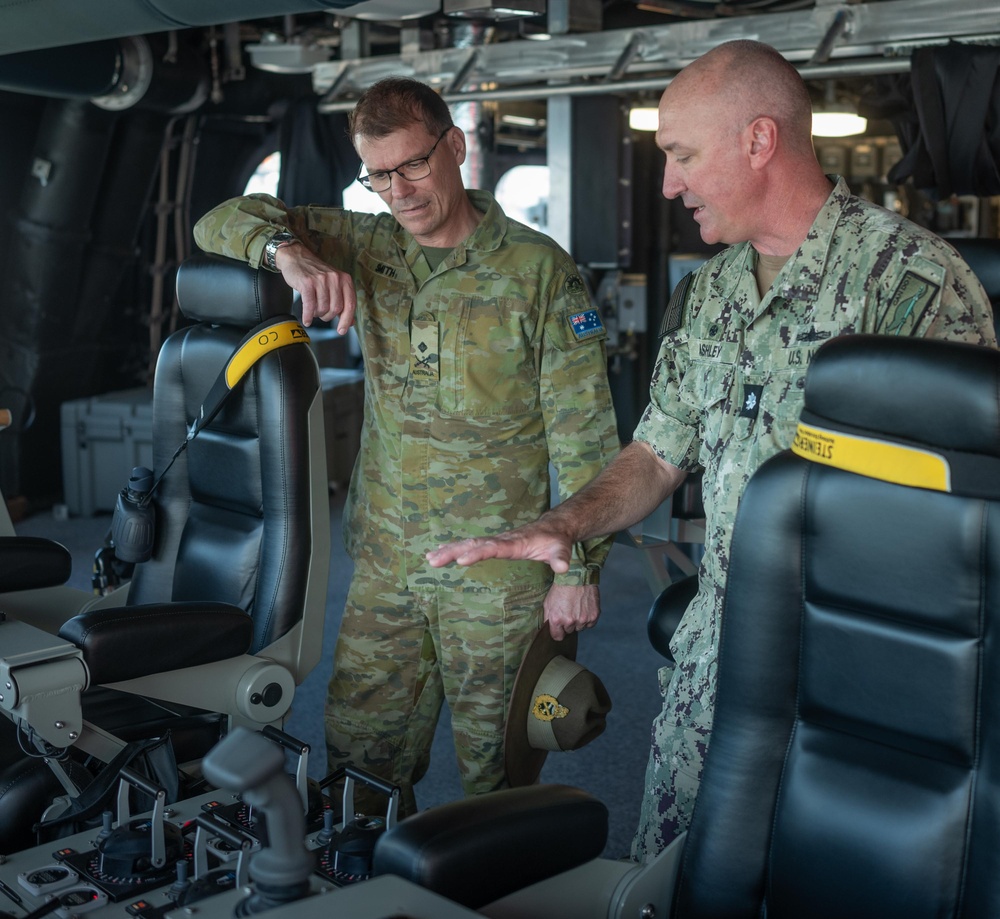 USS Canberra (LCS 30) Visits Joint Base Pearl Harbor-Hickam