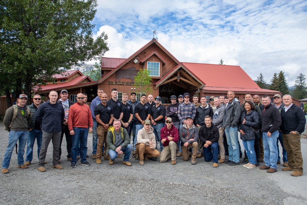 Group Photo at the Alaska Wildlife Conservation Center