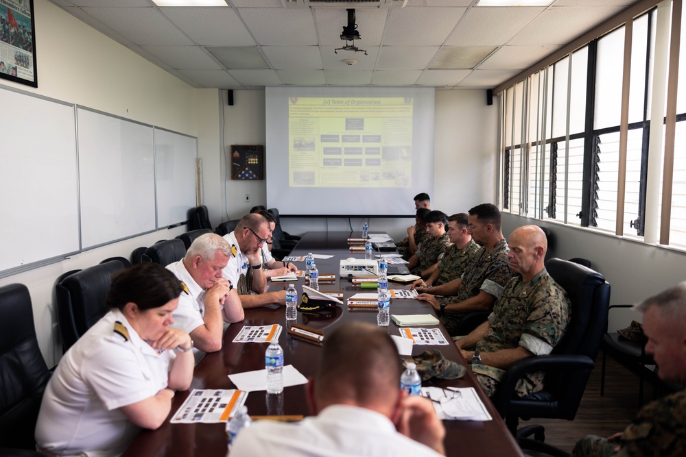 Royal Netherlands Navy leadership visits 3d Marine Littoral Regiment