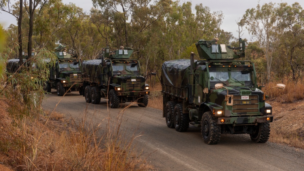 BLT 2/1 conducts a Motorized Raid