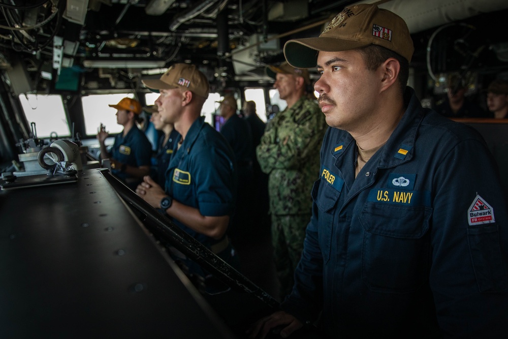 USS Carney (DDG 64) Conducts Sea and Anchor and Burial at Sea