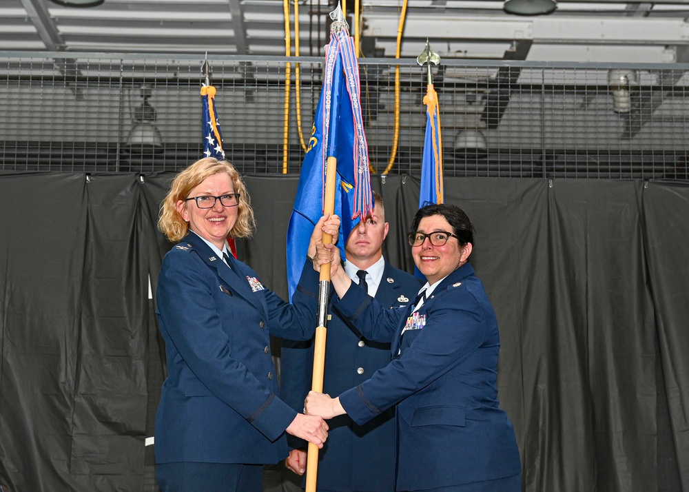 512th Airlift Wing conducts dual assumption of command ceremony