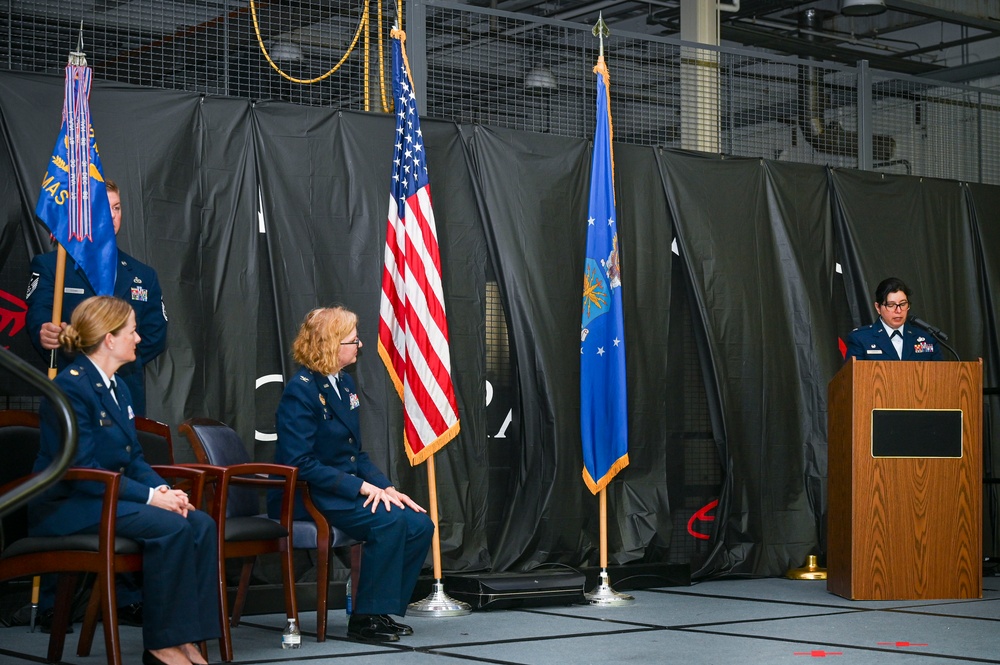 512th Airlift Wing conducts dual assumption of command ceremony