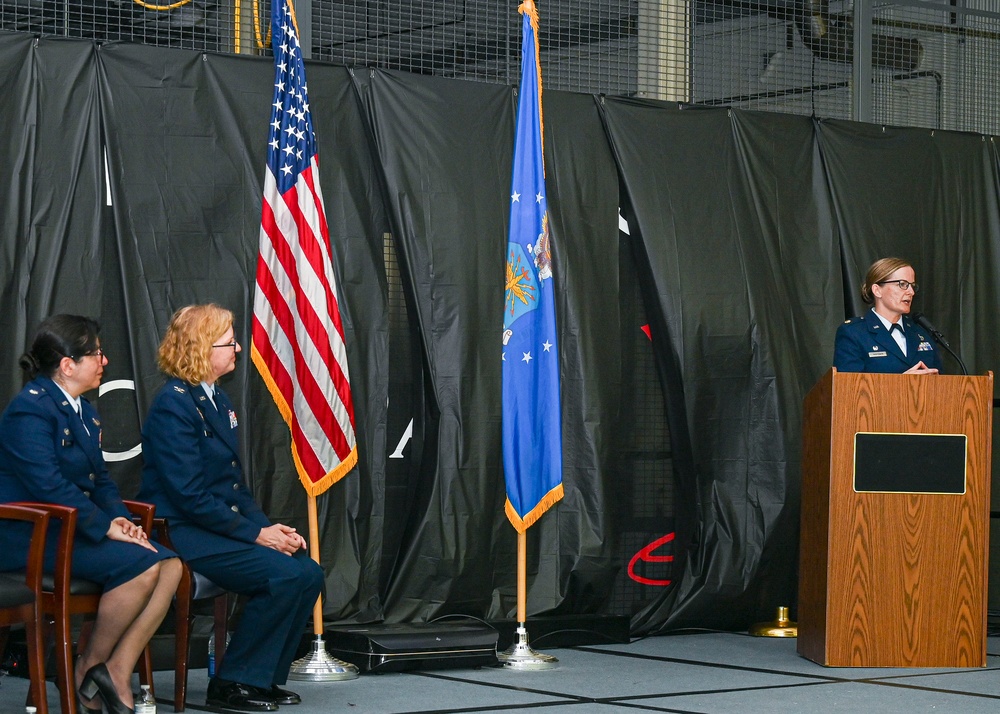 512th Airlift Wing conducts dual assumption of command ceremony