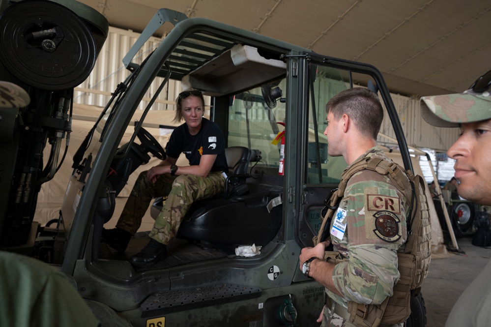 The 621st Contingency Response Group integrates with partners and Allies