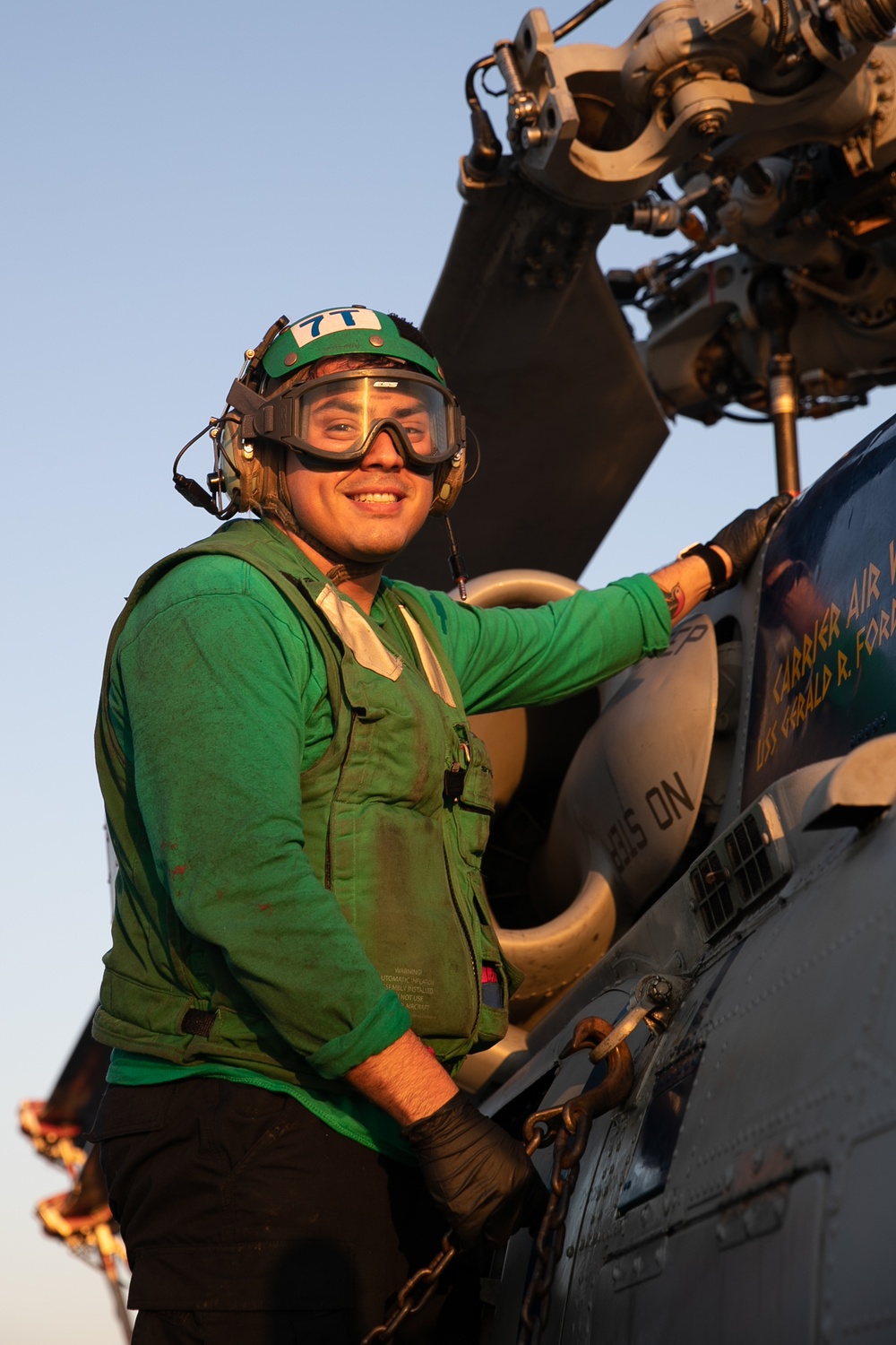 Sunrise on the Flight Deck