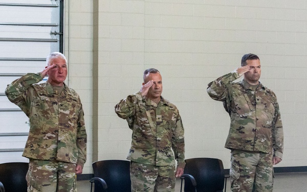 321st Sustainment Brigade change of command ceremony